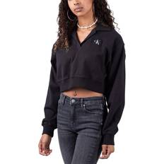 Calvin Klein Donna Polo Calvin Klein Cropped Polo Sweatshirt