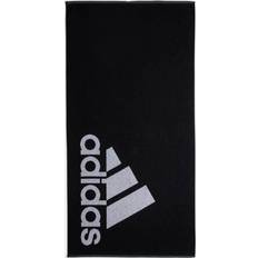 Adidas DH2866 Badezimmerhandtuch Schwarz, Weiß (140x70cm)