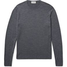 Lundy Slim-Fit Merino Wool Sweater Men Gray