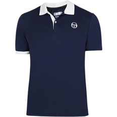 M Pikéskjorter Sergio Tacchini Club Tech Short Sleeve Polo Man - Navy/White