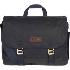 Barbour Handbags Barbour Men's Essential Wax Messenger Bag O/S, BLACK