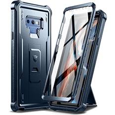 Dexnor Full Body Case for Samsung Galaxy Note 9/6.4 inches, [Built in Screen Protector and Kickstand] Heavy Duty Military Grade Protection Shockproof Protective Cover for Galaxy Note 9,Navy Blue