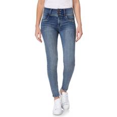 Sportswear Garment - Women Jeans WallFlower Women's Juniors InstaSoft High-Rise Sassy Skinny Jeans Standard, Dulce, Plus