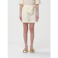 Shorts Chloé Shorts aus Leinen Weiß