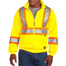 Work Tops Tough Duck Big & Tall Full-Zip Safety Hoodie Yellow yellow