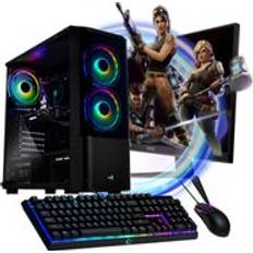 Gaming PC Complete Set AMD Ryzen 7 5700G 8x 4.6 Ghz Radeon 27" MSI TFT 32GB Ram 1TB SSD 2TB HDD