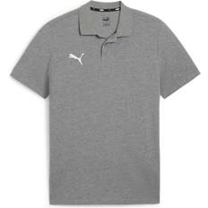 Puma Unisex Polotrøjer Puma Team Goal Casuals Poloshirt - Grå/Hvid