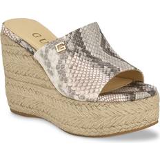 Guess Women Espadrilles Guess Evba Wedge Sandal Women's Taupe Sandals