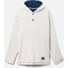 Outerwear Hurley Modern Surf Poncho Sherpa Long Sleeve Hoodie Bone