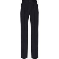 Lino Pantaloni Dolce & Gabbana Linen Pants Navy Blue Men