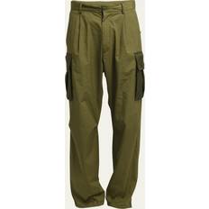 Moncler Herren Hosen Moncler Khaki Cargo Pants OLIVE GREEN 81M IT