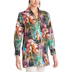 Natori El Nido Printed Poplin Top