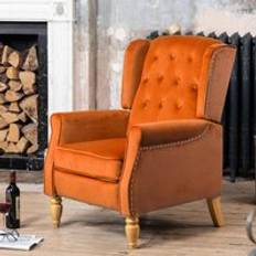 Orange Armchairs Artemis Home Annapoli Recliner Armchair