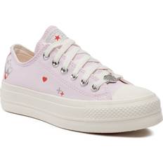 Converse Fabric Shoes Converse Womens BeMy2K Lift Ox Trainers Lilac, Light Purple, 8, Women