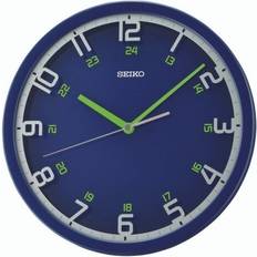 Seiko Round Blue Battery Silent Sweep Seconds