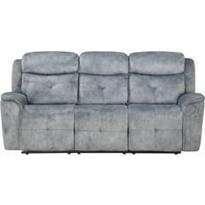 Silver - Sofa Set Sofas Acme Furniture Mariana Collection 55030 Silver/Gray Sofa 84" 3 Seater