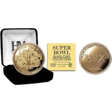 Highland Mint Super Bowl V Gold Flip Coin NFL Münze 39mm, vergoldet