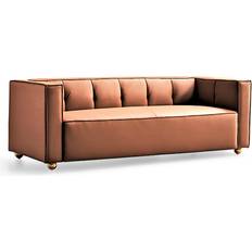 Mercer41 Subin Brown Sofa 86.7" 3 Seater