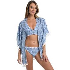 Swimsuit Cover-Ups & Sarong Wraps La Blanca Mediterranean Breeze Kimono Women's Swimwear