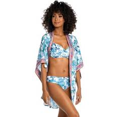 Women Swimsuit Cover-Ups & Sarong Wraps La Blanca Santorini Sun Kimono Women's Swimwear