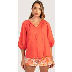 Trina Turk Joplin Silk-Blend Top -