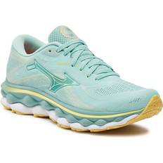 Mizuno Wave Sky Running Shoes Green Woman