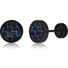 Men Earrings Blackjack Men's Stud Earrings in