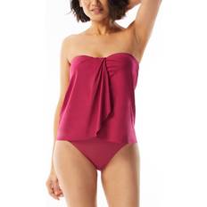 Coco Reef Contours Clarity Bra-Sized Bandeau Tankini Top Fuchsia