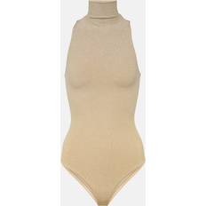 Wolford Sweatere Wolford Fading Shine Bodysuit - Gold Shine