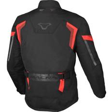 Macna Waterproof Motorcycle Textile Jacket - Black/Red
