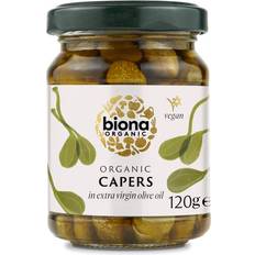 Biona Capers In Olive Oil 120g 6pack