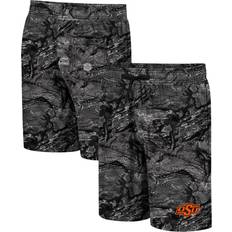 RealTree Men's Colosseum Charcoal Oklahoma State Cowboys Aspect Ohana Swim Shorts Charcoal