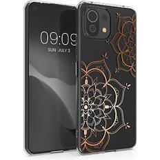 Kwmobile Hülle für xiaomi 11 lite 5g ne mi 11 lite 5g handyhülle handy case cover klar Rosegold 7,50 cm