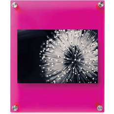 Photo Frames Wexel Art Double Panel Tone Acrylic Neon Pink Photo Frame