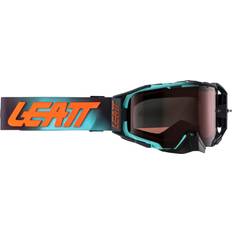 Vert Lunettes de moto LEATT Velocity Mint 2024 Lunettes de motocross, bleu-orange pour Hommes