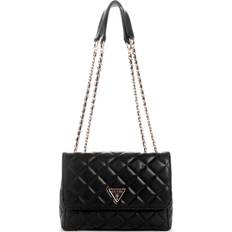 Guess Crossbody Bags Guess Tali Convertible Smal Crossbody Flap Black