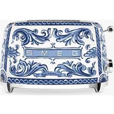 Toasters Smeg Dolce TSF01DGBUK Mediterraneo Blue/White