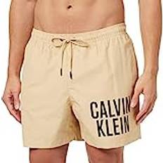 5XL Uimahousut Calvin Klein Medium Drawstring Ab5 - Beige