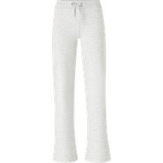 Bomull - Dame Bukser Gina Tricot Slim Low Waist Sweatpants - Light Grey Melange