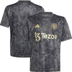 Adidas Manchester United Training T-Shirt Pre Match Stone Roses Black Kids