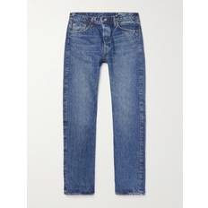 OrSlow Straight-Leg Selvedge Jeans Men Blue