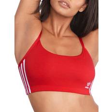 adidas Smart Cotton Scoop Bralette Vivid Red