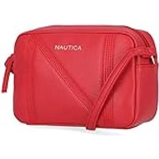 Nautica Candid Camera Adjustable Crossbody - Bright Red