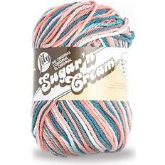 Lirio Lily Sugarn cream Super Size Ombres Yarn, 3 oz, coral Seas Ombre, 1 Ball