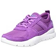 Timberland Boroughs Project L/F Ox Youth Sneaker Low Top, Purple Suede