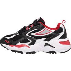 Fila CR-CW02 RAY Tracer Teens Sneaker, Black-White Red