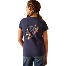 Ariat Kid's Pretty Shield T-Shirt in Navy Eclipse, 2X-Large