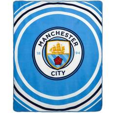 Manchester City FC Manchester City FC Fleece Pulse Blankets Blue