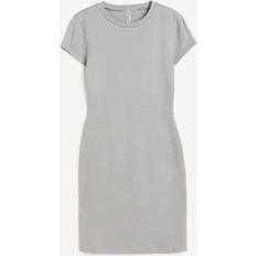 Dresses H&M & Cotton Bodycon Dress Gray