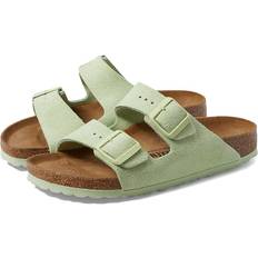 Green Sandals Birkenstock Arizona Soft Footbed Sandal, Green, 10H Women's Shoes PINK